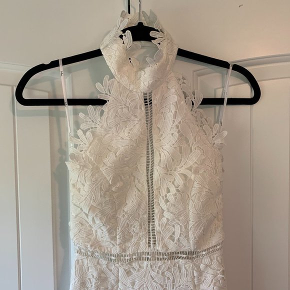 Lulus White Lace Dress - Picture 3 of 6